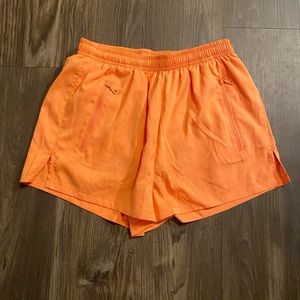 girlfriend collective Orange Athletic Shorts